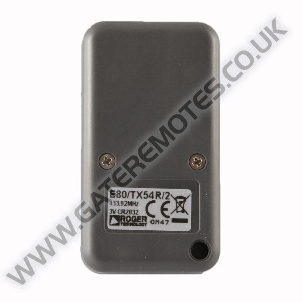 Roger E80-TX54R/4 | Gate and garage door remote