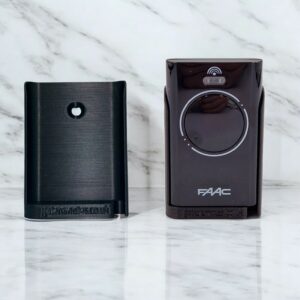 Wall & Car Vent Holder For FAAC XT2 & XT4 Black Gate Remotes