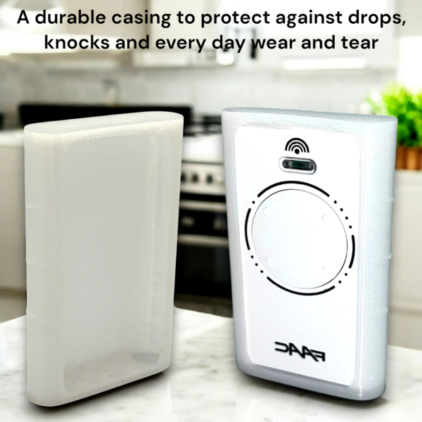 Rubber protective case for FAAC XT2/4 remotes White