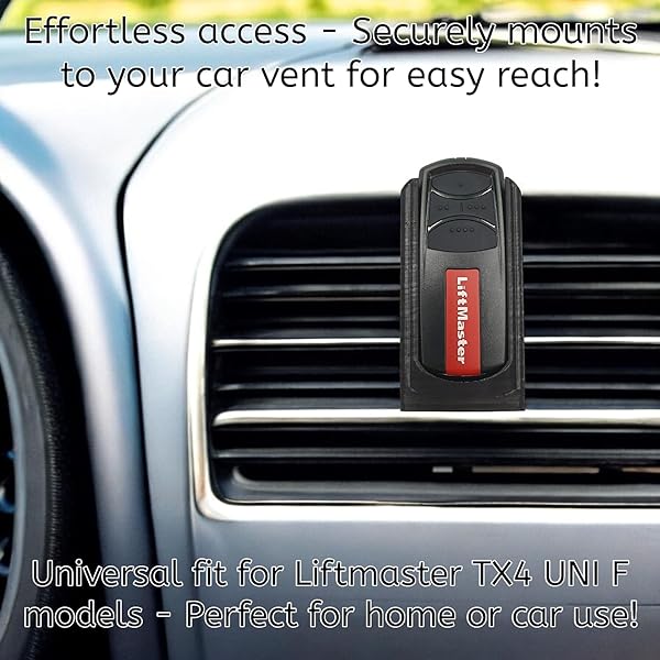 Wall & Car Vent Holder for Liftmaster TX4 UNI F